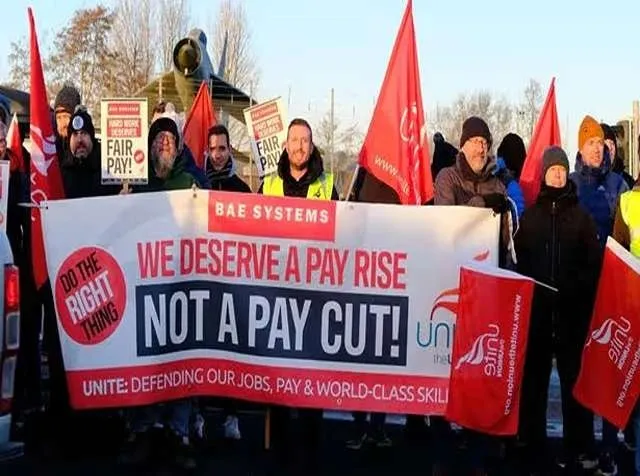 BAE Systems Record Profits Amid Unite Union Pay Strikes